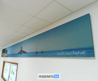 Panneau acoustique décoratif pour bureau