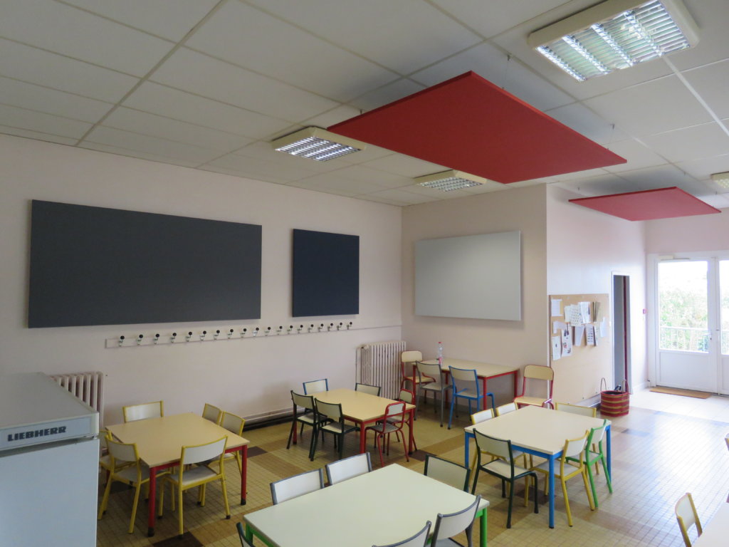 restaurant scolaire panneau acoustique