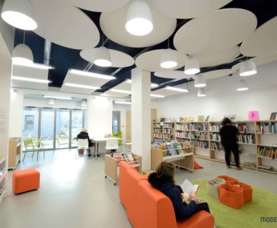 Résultat design pour une bibliothèque