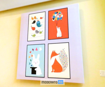 Tableau acoustique imprimé