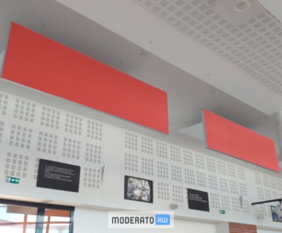 Panneaux acoustiques pour hall d’accueil