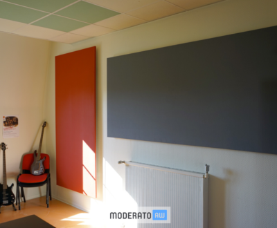 Panneaux acoustiques muraux pour salle de musique