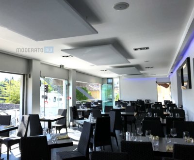 Panneaux d’absorption phonique pour restaurant