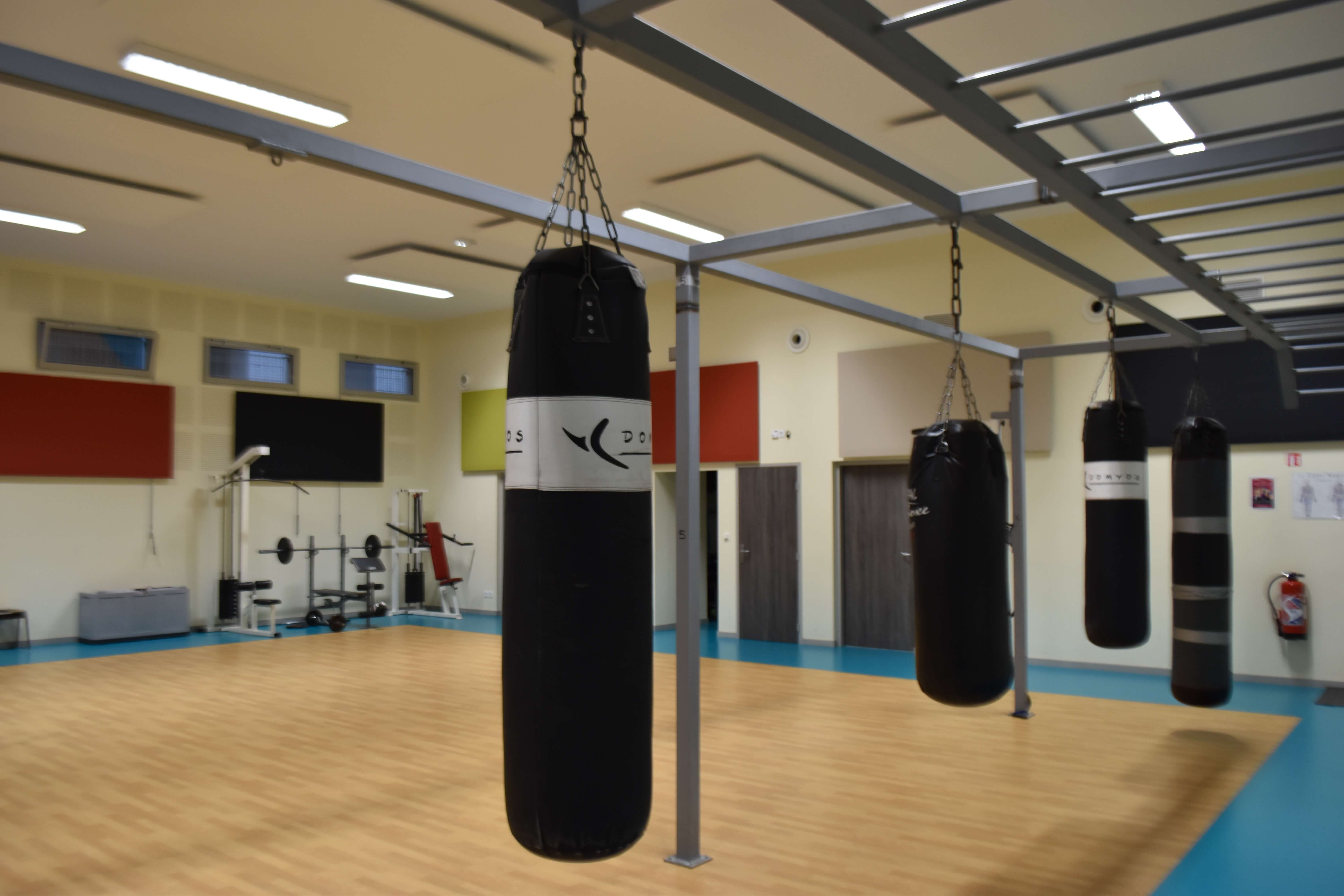 réduire le bruit dans une salle de boxe