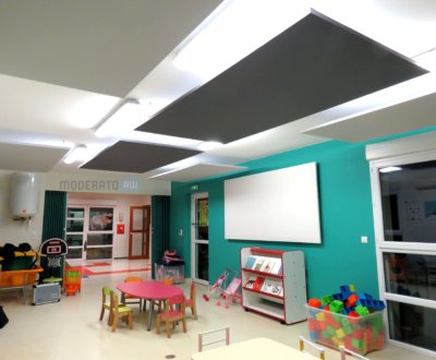 Panneaux d’absorption acoustique pour crèches