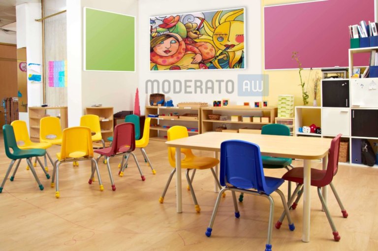 Mobilier à privilégier pour réduire le bruit dans une cantine