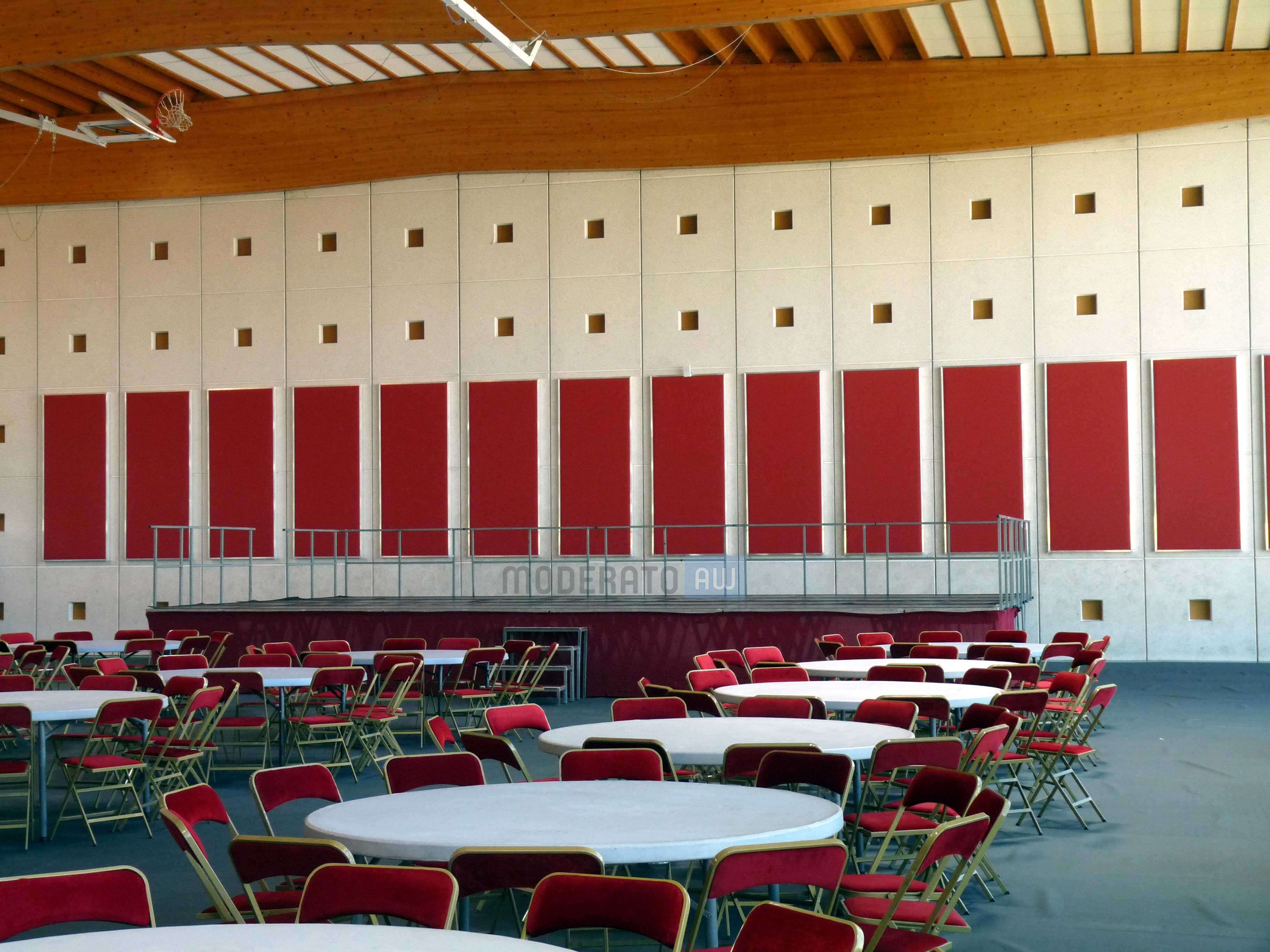 absorption acoustique salle de spectacles et grands volumes